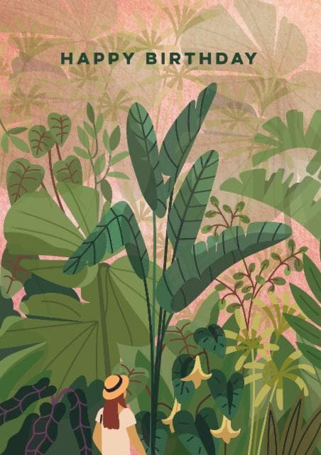 sentimental birthday card aimed at women, adult