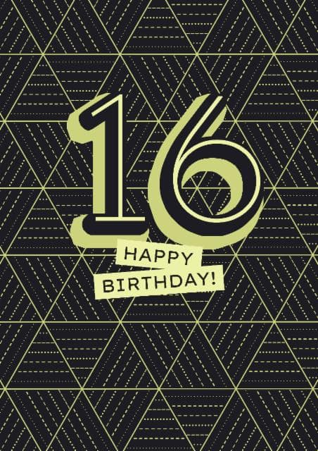 simple birthday card aimed at kids