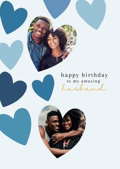 sentimental birthday card aimed at husband