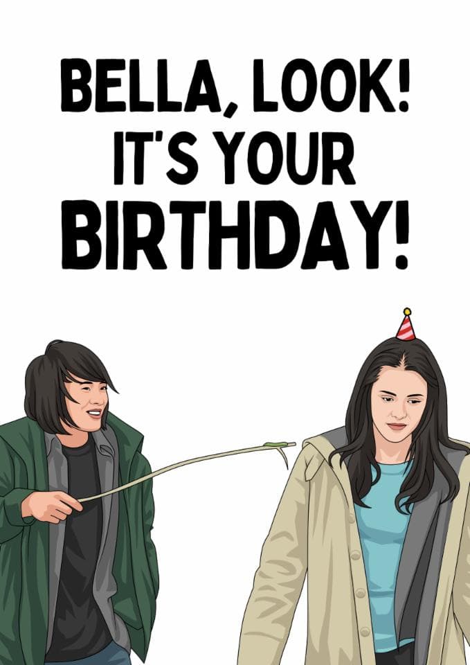 funny birthday card aimed at friend