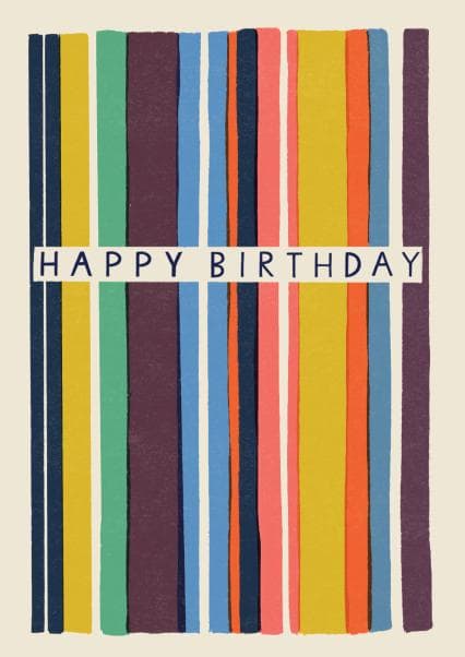 simple birthday card aimed at birthday