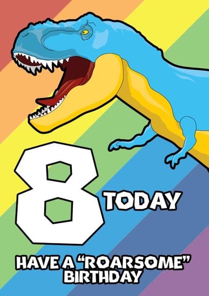 cute birthday card aimed at 8 year olds, kids