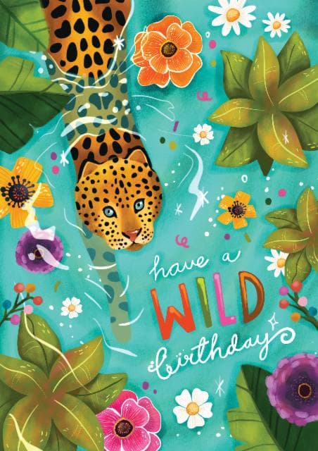 animal, cute birthday card aimed at kids, animal lovers