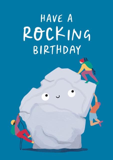 punny birthday card aimed at friends, teenagers, young adults