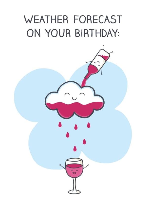 funny birthday card aimed at adult