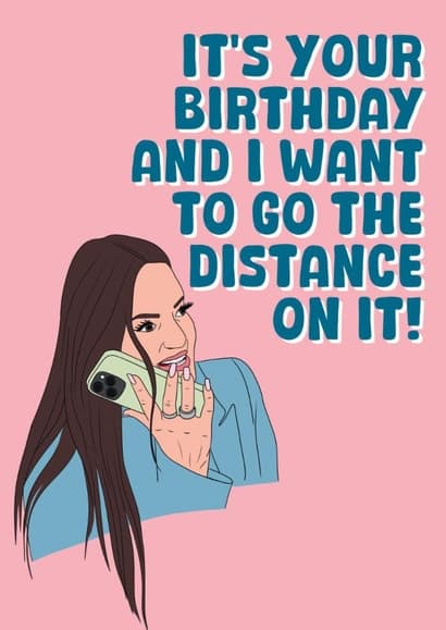 funny birthday card aimed at adult, women