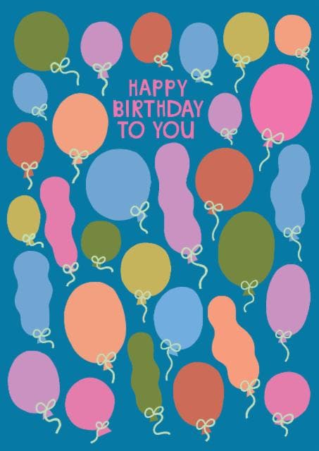 cute birthday card aimed at birthday, adults, teenagers, kids
