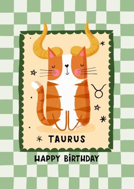 cute birthday card aimed at cat lovers, adults, birthday