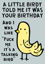 funny, punny birthday card aimed at friends, 30 year olds, 40 year olds, women