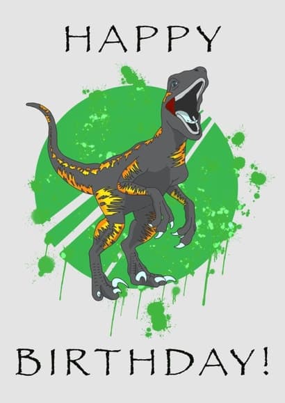 cute birthday card aimed at kids, boys, teenagers