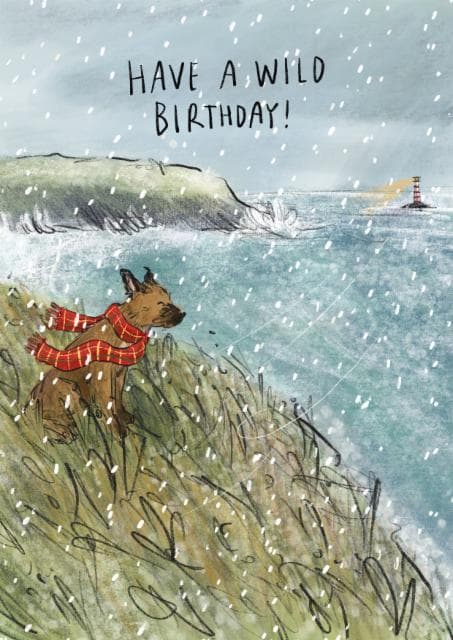 cute, animal birthday card aimed at dog lovers, friends