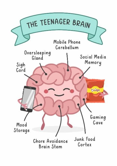 funny, cheesy birthday card aimed at kids, teenagers