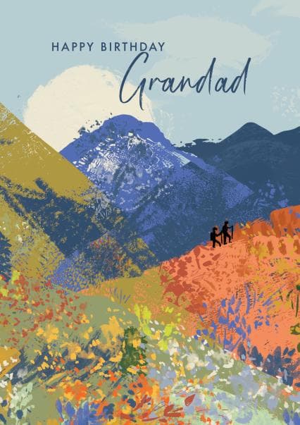 sentimental birthday card aimed at grandad, grandparents