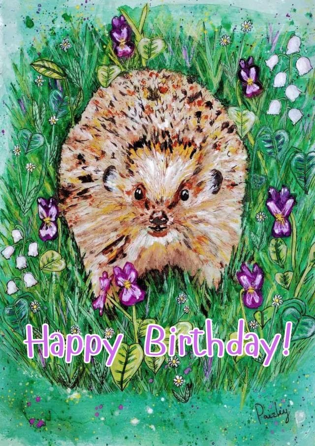 cute, animal birthday card aimed at animal lovers