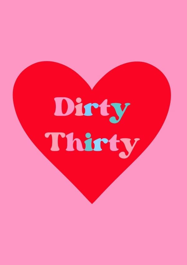 funny birthday card aimed at 30 year olds, adult