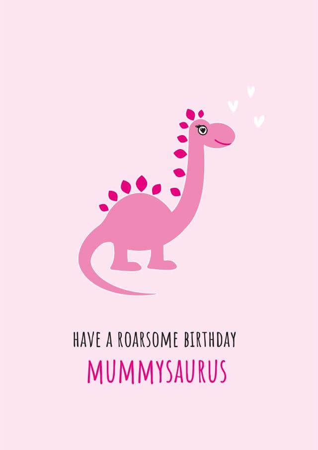 cute birthday card aimed at moms, women