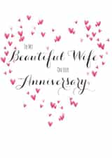 sentimental birthday card aimed at wife