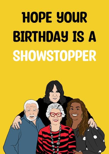 funny birthday card aimed at older people, grandparents