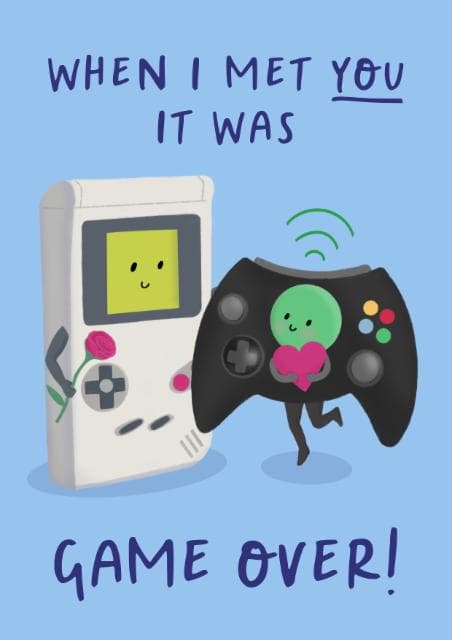 cute, punny birthday card aimed at girlfriend, boyfriend, adult