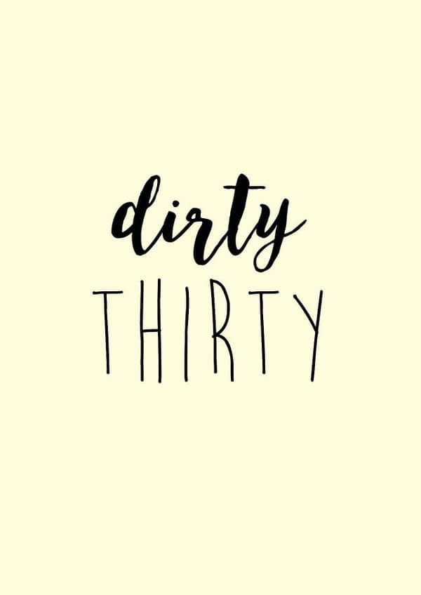 rude birthday card aimed at 30 year olds, adults