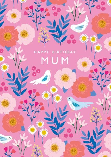 sentimental, cute birthday card aimed at mum, moms, mother
