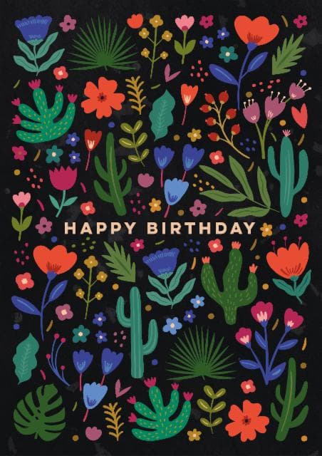 cute birthday card aimed at adult, women