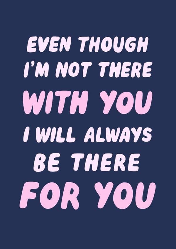 sentimental birthday card aimed at family, friends, young adults