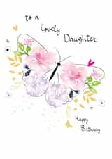 sentimental birthday card aimed at daughter