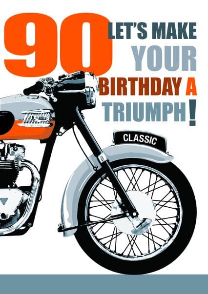 funny birthday card aimed at 90 year olds, men, older people
