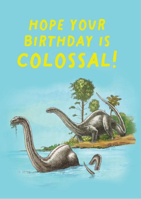 funny, cute birthday card aimed at kids, children