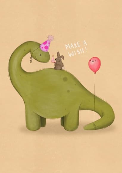 cute birthday card aimed at children, 1 year olds, 2 year olds, 3 year olds, 4 year olds, 5 year olds, 6 year olds, 7 year olds, 8 year olds, 9 year olds