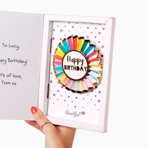 sentimental, cute birthday card aimed at adult, women