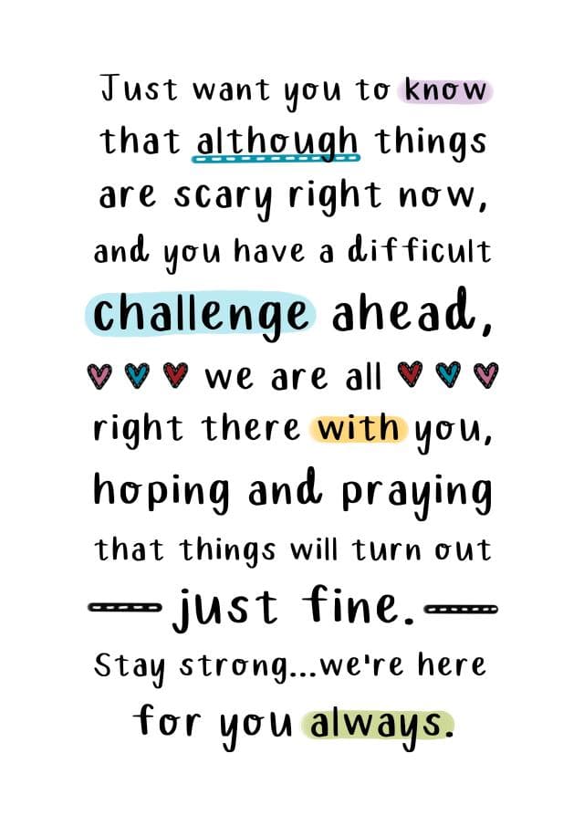 sentimental birthday card aimed at adults, friends