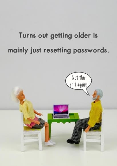 funny birthday card aimed at 60 year olds, grandpa, grandma