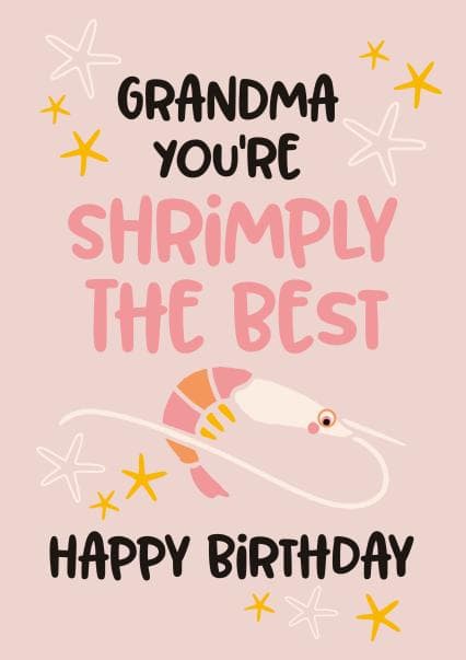 funny birthday card aimed at grandma, mothers