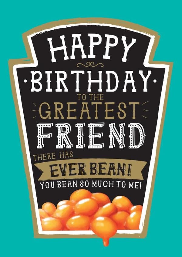 funny birthday card aimed at friends