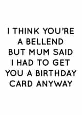 rude birthday card aimed at adult, friends