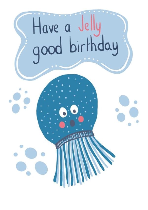 punny, cute birthday card aimed at kids, animal lovers