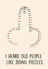 rude birthday card aimed at old people