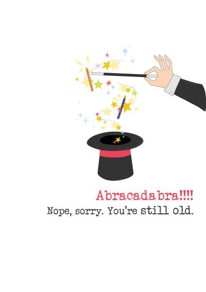 funny birthday card aimed at adults