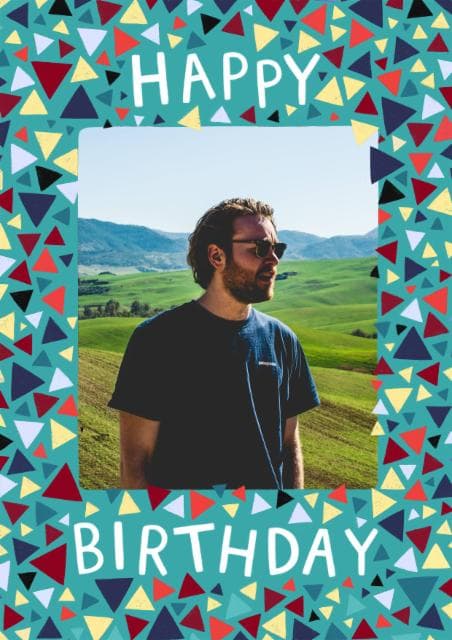 cheesy birthday card aimed at adult