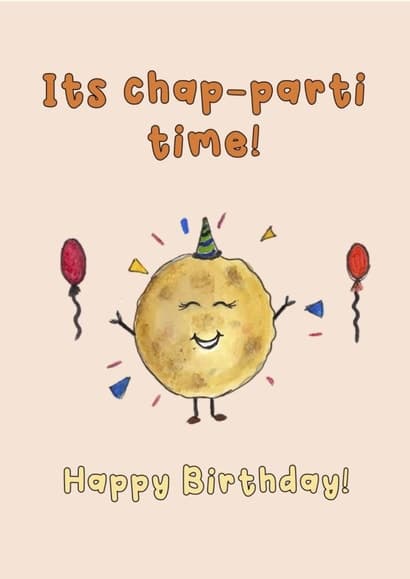 cute, punny birthday card aimed at kids, friends