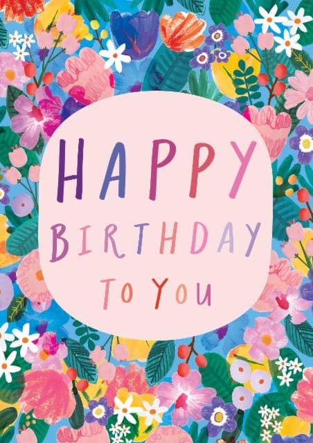 cute, sentimental birthday card aimed at women, friends