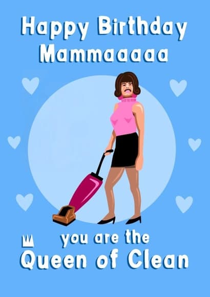 funny birthday card aimed at mom