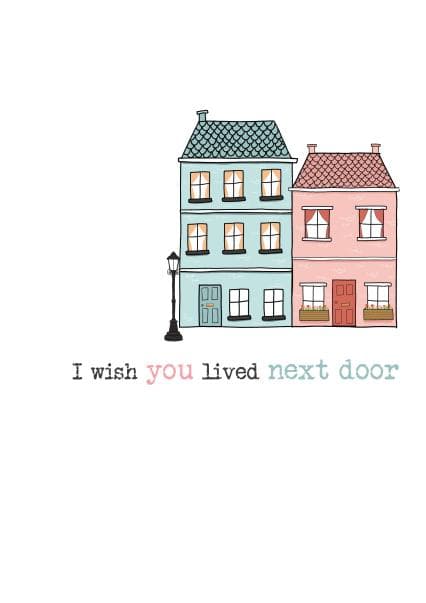 sentimental birthday card aimed at friends, family