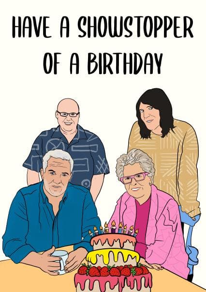 sentimental birthday card aimed at family, older people