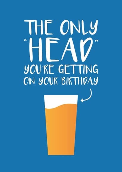 rude birthday card aimed at 30 year olds, 40 year olds, men