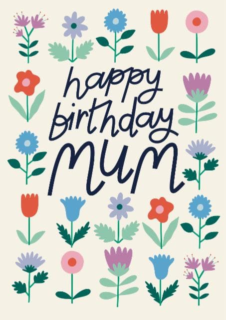 cute, sentimental birthday card aimed at mum, mothers