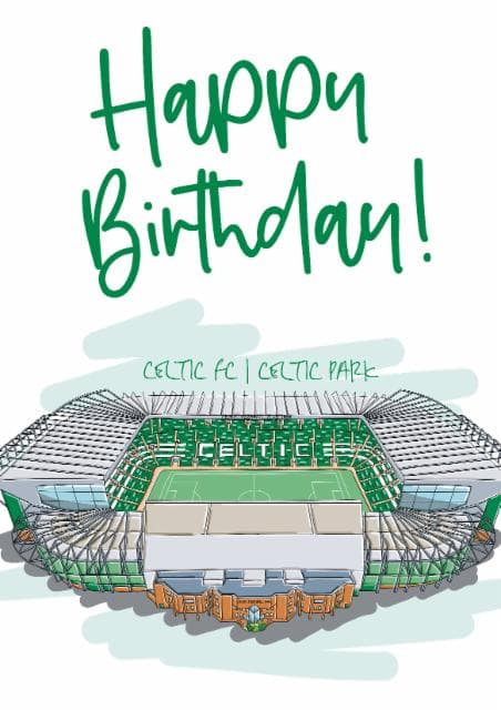 funny birthday card aimed at adult, men, sports fans