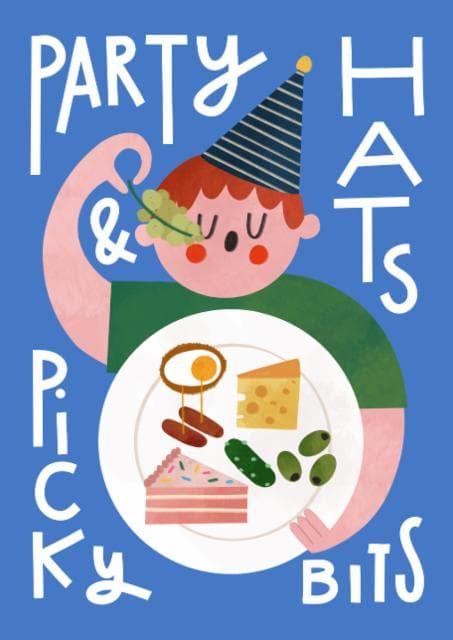 cute, food birthday card aimed at kids, children, teenager